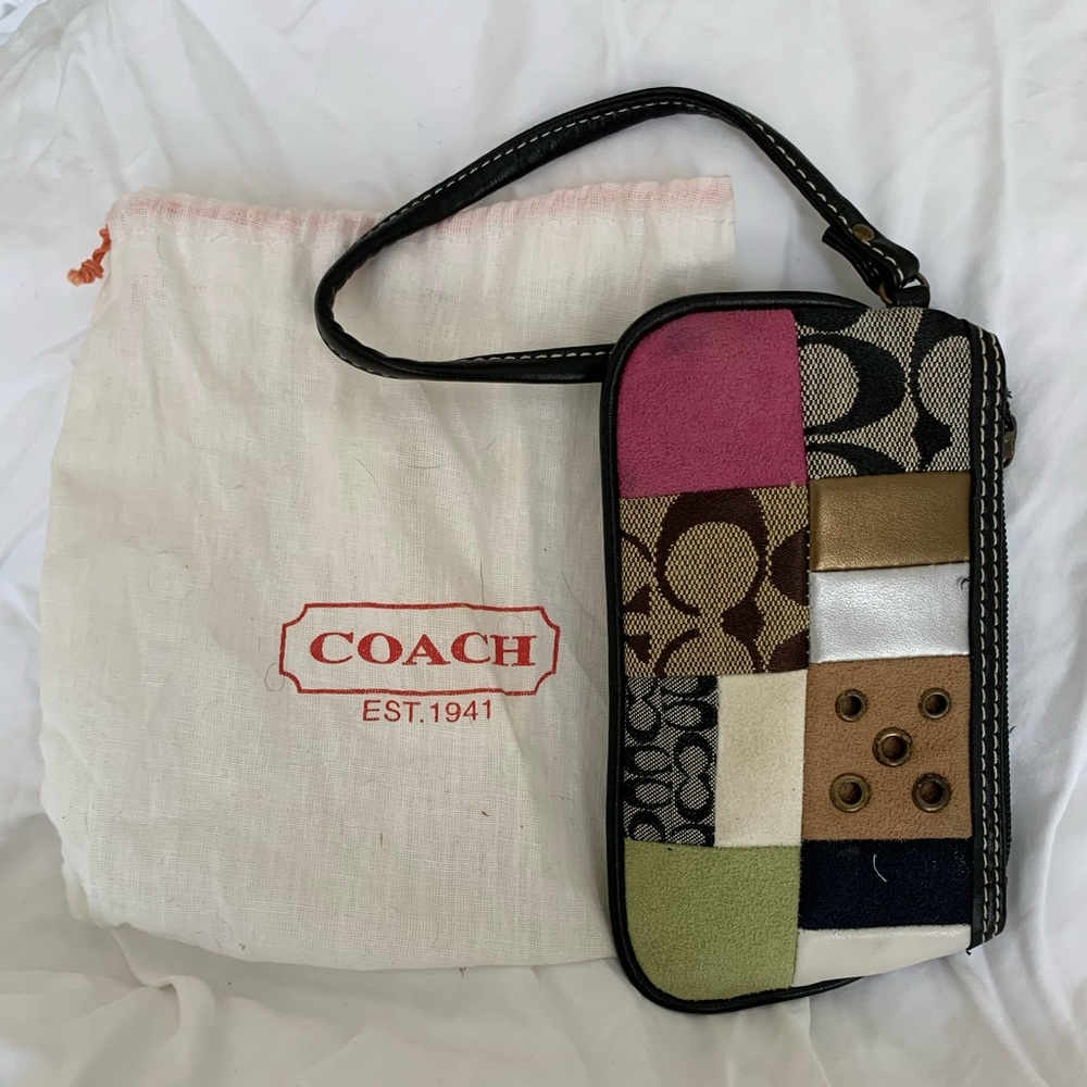 Coach Quilted Wristlet